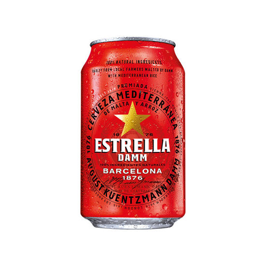 Imagen de ESTRELLA DAMM LATA 330ML