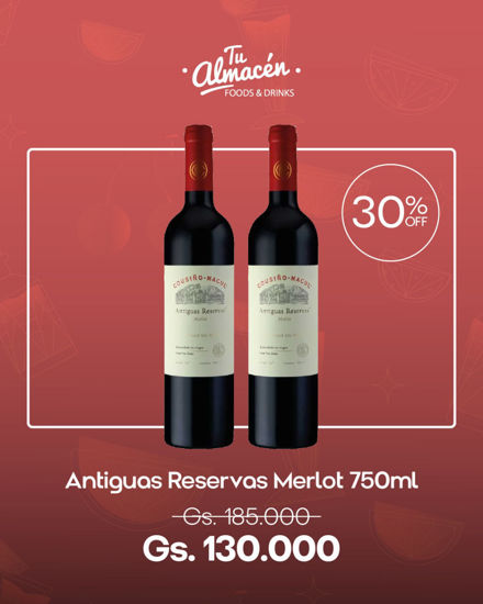 Imagen de PROMO ANTIGUAS RESERVAS MERLO