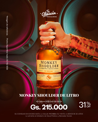 Imagen de MONKEY SHOULDER 1L